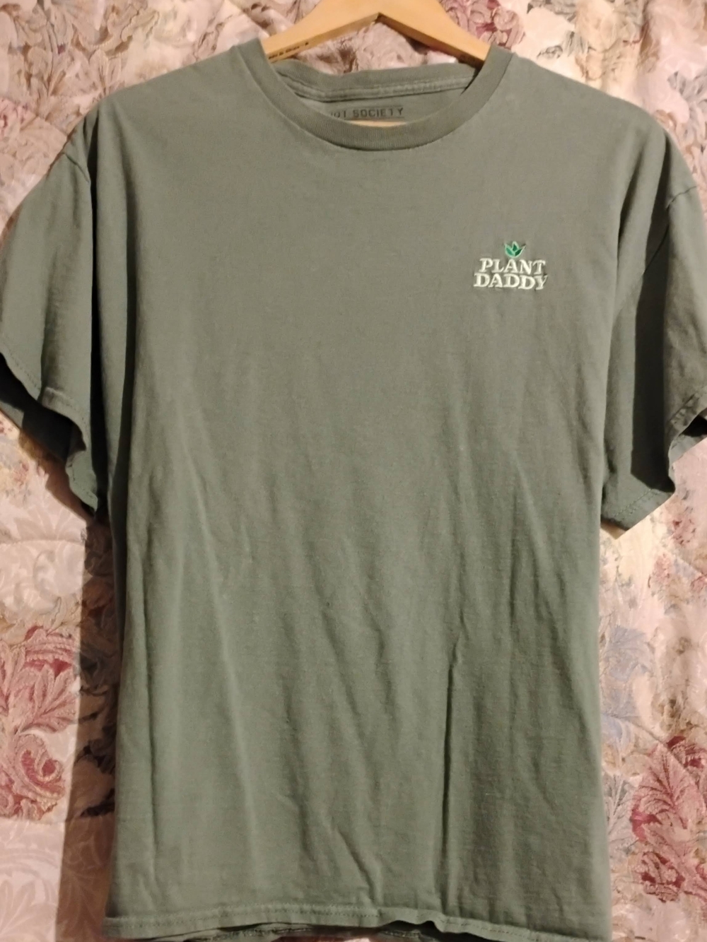 riot society 'Plant Daddy' Short Sleeve Tee in Sage Green